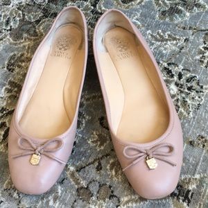 Ballet pink/nude flats